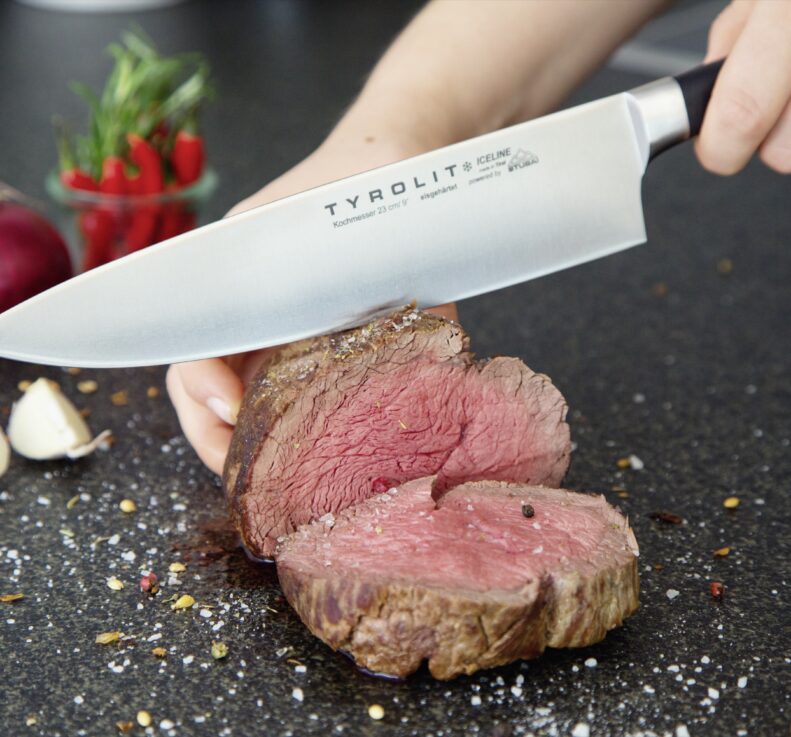 Schinkenmesser als Fleischmesser