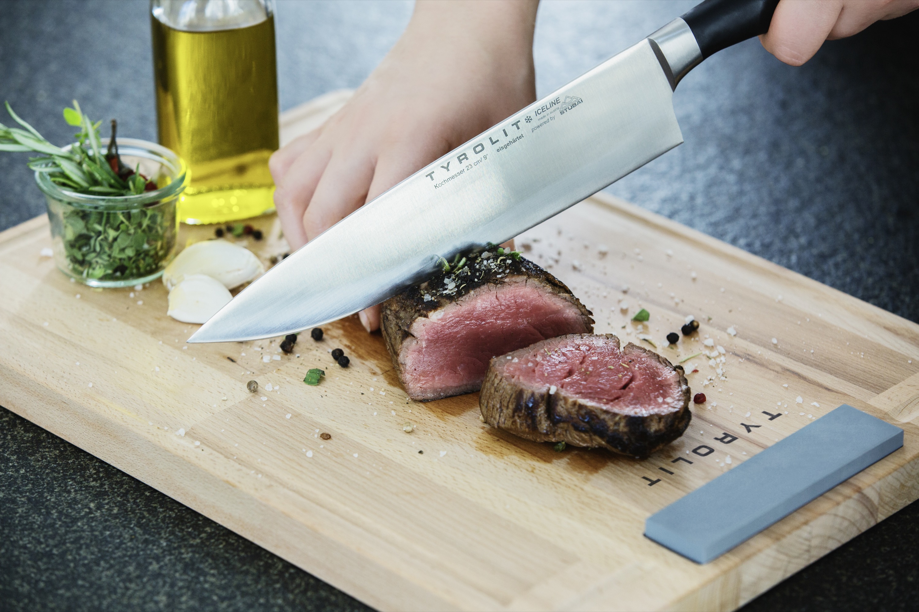 Schneidebretter – mit integriertem Schleifstein